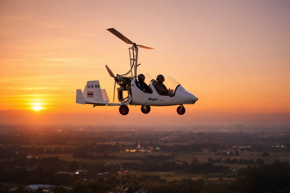 清邁旋翼機飛行體驗：翱翔在泰北天際